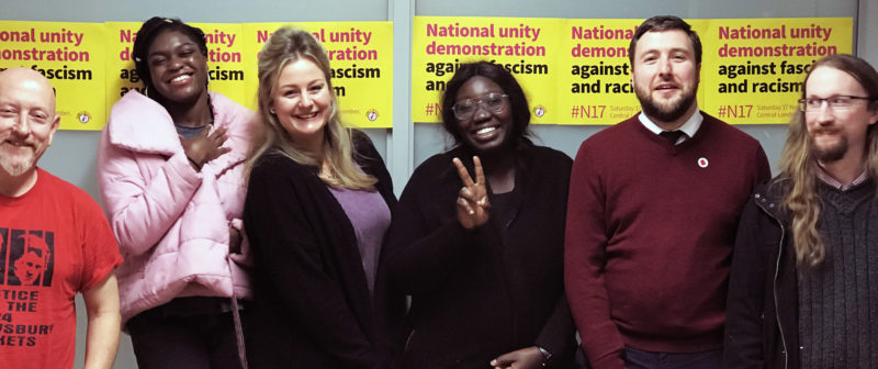 Speakers at the recent Stand up to Racism event held in Milton Keynes