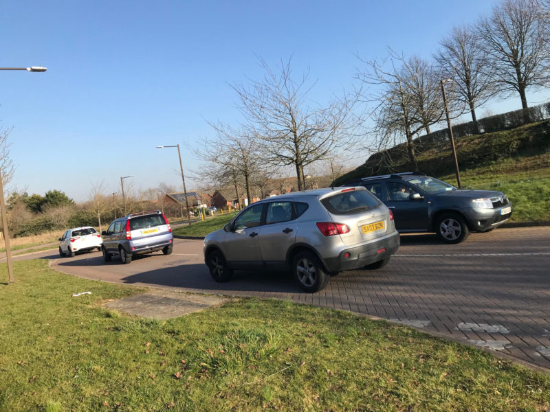 Residential roads are becoming increasingly congested around Milton Keynes.
