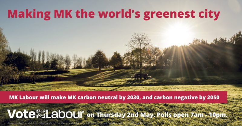 As well as forging ahead with our plans for a zero-carbon MK, Milton Keynes Labour Party will continue to lobby government for changes to sustainability legislation in the interests of our residents and our planet.