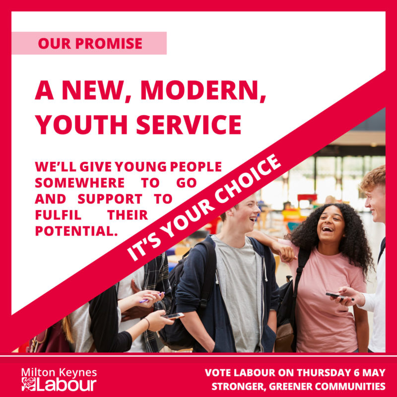 MK Labour is pledging to introduce a new, modern youth service